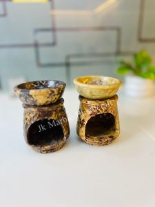 Marble Oil Burner Aromatherapy Diffuser Natural Stone for Fragrance & Home Decoration Wholesale <b>Best</b> Price - Product Image 2