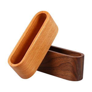 Wood Business <b>Card</b> Holder Stand Office Business <b>Card</b> Holder Customize Packing Wood <b>Card</b> Holder Sustainable - Product Image 3