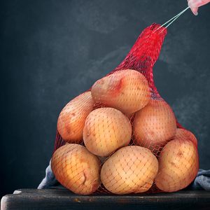 Bolsa de malla para almacenamiento de verduras para refrigerador, bolsa de malla con cordón, bolsas para productos frescos, bolsa reutilizable y lavable para almacenamiento de cebollas, bolsa para el mercado de agricultores - Product Image 3