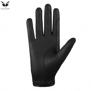 High Quality Best Sale Genuine Leather Riding Gloves Size L, Customized Logo Print Best Sale Product Horse Riding Gloves for Men - Product Image 3