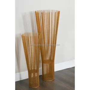 Vase à fleurs élégant en fer transparent de style côtier, centre de table de luxe pour mariage - Product Image 5