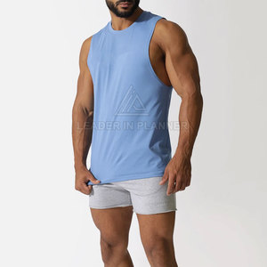 New Design OEM Service Custom Size <b>Men</b> Gym <b>Singlet</b> Customized 100% Cotton <b>Men</b> <b>Singlets</b> In Low Price - Product Image 4