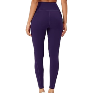 Leggings de Mujer de Cintura Alta, Transpirables, de Secado Rápido, Tejidos, Simples, Material Spandex/Nylon, Alta Calidad, Pedidos al por Mayor, Servicio OEM - Product Image 1