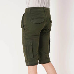 กางเกงยีนส์ขาสั้นคาร์โก้สไตล์สตรีทแวร์ OEM แฟชั่นผู้ชาย กางเกงขาสั้นหลายกระเป๋า กางเกงลำลองเทรนด์ฮิต กางเกงยีนส์ขาสั้นผู้ชาย กางเกงจ็อกกิ้งขาสั้นสำหรับเด็กผู้ชาย - Product Image 4