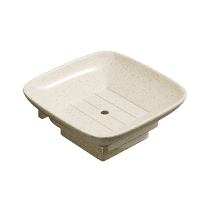 Slanted <b>Small</b> Square Soap Dish with Waterfall Drainage Spout and Brush Holder <b>Suction</b> <b>Cup</b> Bathroom Countertop Soap Tray - Product Image 1