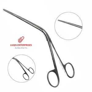 Pinces nasales Tilley à mâchoires dentelées, instrument chirurgical ORL angulaire en acier inoxydable - Product Image 4