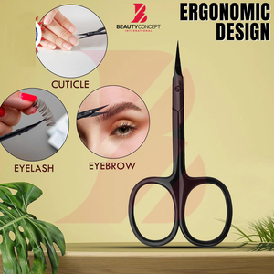 Ciseaux à cuticules anti-rouille, acier inoxydable de qualité supérieure, couleur noire unie, produit le plus vendu, outil de soin des ongles - Product Image 2