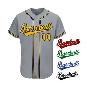 Uniformes Deportivos Personalizados para Equipos, Camisetas de Béisbol para Adultos con Impresión Digital, OEM, Transpirables, Tallas Grandes, Más Vendidas - Product Image 2