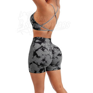 Ensemble de shorts de yoga pour femmes, coupe confortable, matière extensible de qualité supérieure, taille haute, vêtements de fitness écologiques, entraînement de yoga, course à pied - Product Image 1