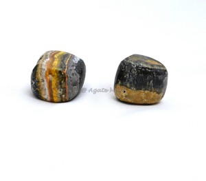 Venta al por mayor de alta calidad Feng Shui piedras caídas Natural azul apatita cristal piedra preciosa tallada amor estilo ágata técnica de curación - Product Image 5