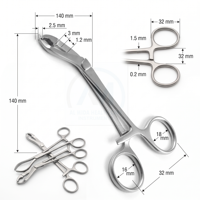Pinces chirurgicales orthopédiques en acier inoxydable, manuelles, certifiées CE, instrument de chirurgie générale, classe I
