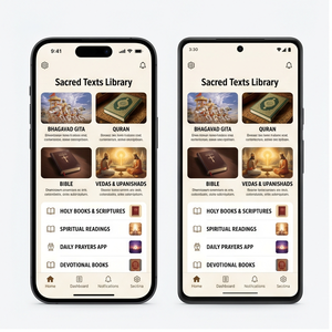 Aplicación de libros religiosos Royalcraft: Lee libros sagrados, escrituras, textos espirituales y lecturas sin conexión de Internet para iOS/Android - Product Image 1