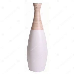 Jarrón de Bambú Tejido Vietrustic, Personalizable en Color, para Flores, Jarrón Grande para Sala de Estar, Macetas Grandes para Plantas de Interior - Product Image 5