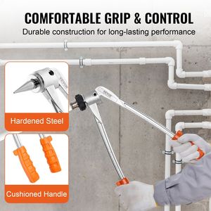 เครื่องมือขยายท่อ PEX แบบมือโยกสำหรับมืออาชีพ พร้อมหัวขยาย 3 ขนาด สำหรับท่อ PEX ขนาด 1/2 นิ้ว 3/4 นิ้ว 1 นิ้ว OD - Product Image 5