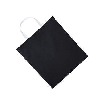 ถุงผ้าแคนวาสหูสั้นรักษ์โลก ใช้ซ้ำได้สำหรับใส่ของช้อปปิ้ง  รับสกรีนโลโก้ - Product Image 2