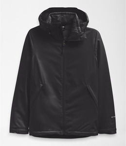 Abrigo de Invierno con Capucha para Mujer, Negro, Transpirable, de Lona, Manga Larga, Cierre de Cremallera, Impermeable, Informal, con Relleno de Poliéster - Product Image 4