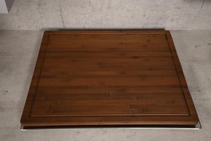 Grande planche à découper en bambou, épaisse et rectangulaire, pour la préparation des aliments en cuisine, légumes, viande, pain, fromage, service - Product Image 6