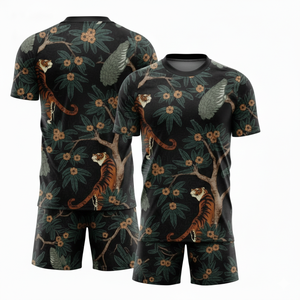 Conjunto de Uniforme de Fútbol Sublimado con Logotipo Personalizado, Uniformes de Entrenamiento de Secado Rápido, Equipación de Club, Estilo Retro, Corte 100% Automatizado - Product Image 5