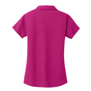 เสื้อกอล์ฟผู้หญิงผ้าฝ้ายถัก 100% ราคาส่งถูก รับผลิตแบบ OEM พิมพ์หรือปักโลโก้ตามสั่ง - Product Image 6