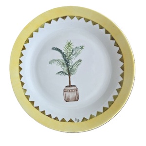 <b>High</b> Trending Multicolor Metal Enamel Iron Tray Centre <b>Table</b> Placemat Washable Dining <b>Table</b> Platter Uses In <b>Kitchen</b> Ware - Product Image 5
