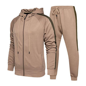 Vêtements de sport en polyester pour hommes, ensemble deux pièces, tenue de jogging - Product Image 6