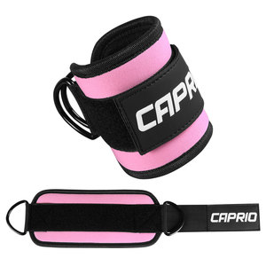 Correas de Tobillo Ajustables Negras y Rosas para Gimnasio, Protección Profesional para Ejercicios de Glúteos con Cables, Entrenamiento de Piernas - Fitness Personalizado - Product Image 3