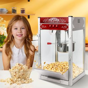 Macchina per Popcorn da Banco da 16 Oz con Paletta in Acciaio Inox e Cucchiaio per Olio, Produttore Commerciale di Popcorn - Product Image 1