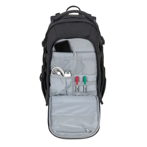 Sac à dos unisexe coloré en nylon 20-35L, fermeture éclair étanche, poignée souple, style minimaliste, usage quotidien, design à panneaux, polyester - Product Image 5
