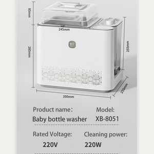 <span class=keywords><strong>Esterilizador</strong></span> Eléctrico de Biberones Grandes NCVI con Función de Secado, Capacidad para 8 Biberones de Boca Ancha, 500W, Libre de BPA y Apto para Alimentos - Product Image 4