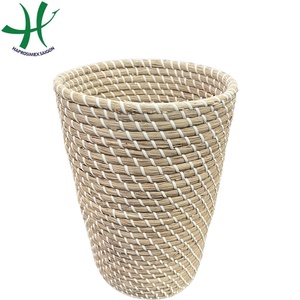 ตะกร้าเก็บของทำจากวัสดุธรรมชาติ2007 Hlbg ม้านั่งผักตบชวาสำหรับจัดระเบียบบ้าน - Product Image 2