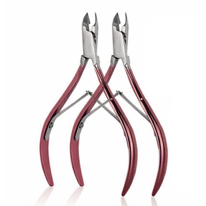 Juego de Cortaúñas de Acero Inoxidable Profesional de 2 Piezas con Logotipo Personalizado en Oro Rosa, Herramienta para Eliminar Piel Muerta, Cortaúñas, Herramientas de Belleza al por Mayor - Product Image 1