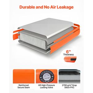 Plataforma Flotante Inflable de 8 Pies, Tapete de Agua Antideslizante con Escalera Desmontable y Bolsa de Transporte para Lagos y Mar - Product Image 3