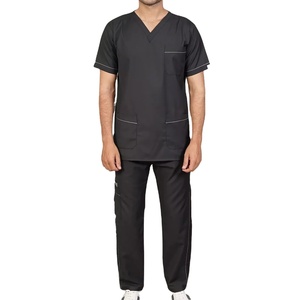 High quality Perfect Fit <b>Doctor</b> Uniform Medical Nursing Scrubs for Men Breathable Customized Medical Scrub <b>Sets</b> for Men's - Product Image 1