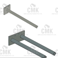 Système de barres omnibus DSL robuste pour bras de remorquage industriel, support de rail de câble pour grue EOT, structure en fer galvanisé durable, fabriqué au Gujarat
