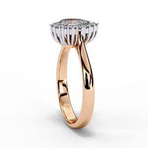 Anillo de Compromiso Clásico con Diamante Cultivado en Laboratorio de 0.5 Quilates, Corte Pera, Oro de 10k, 14k, 18k, Certificado IGI, Diamante VS DEF para Aniversario o Boda - Product Image 6