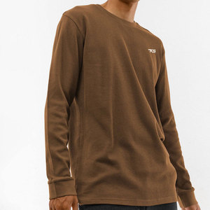 Chemise élégante en tricot gaufré, texture côtelée, tissu premium, idéale pour la superposition et les tenues décontractées - Product Image 4