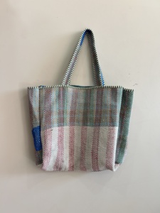 Bolso Tote Boho Hecho a Mano con Acolchado Kantha para Mujer, Bolsas de Compras - Product Image 6