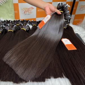 Cheveux humains vietnamiens de luxe raides en os miroir Prix de gros de qualité supérieure raides en os de couleur naturelle - Product Image 6