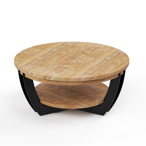 Juego de Muebles Modernos de Madera de Teca Ecológica y Duradera para Sala de Estar, Entrada, Apartamento, Hotel/Villa, Incluye Mesa de Centro de Madera de Java - Product Image 3