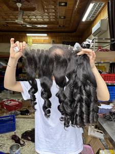 Cabello vietnamita 12a Grado Cabello crudo sin procesar Paquetes de cabello humano malasio natural Paquetes de ondas corporales hinchables - Product Image 4