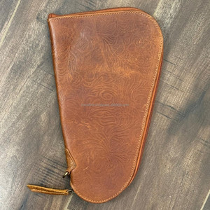 Hot Sale Echt Reliëf Lederen Holster Verborgen Carry Gun Holster Quick Pull Tactical Gun Holster Bloemen Lederen Handvuurwapen Case