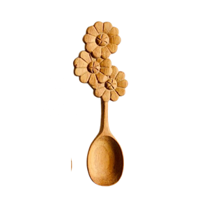 Cuillère en bois artisanale de gros, cuillère de service en bois faite à la main, ustensiles de cuisine en bois du Vietnam - Product Image 4