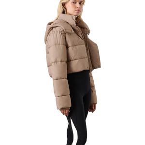 Chaqueta Corta Acolchada para Mujer, Precio al por Mayor, Diseño de Impresión Hecho en Fábrica, Chaqueta Acolchada de Moda - Product Image 6