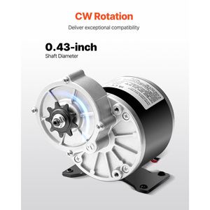Moteur électrique à courant continu brossé 350W 24V 3000 tr/min pour karts, motos tout-terrain, vélos électriques et motos - Product Image 3
