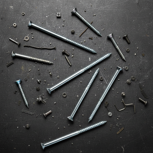Tornillos para Madera de Acero al Carbono Clase 4 PDC - Cabeza Plana, Rosca Gruesa, Acabado Óxido Negro, Modelo 2 - Product Image 5