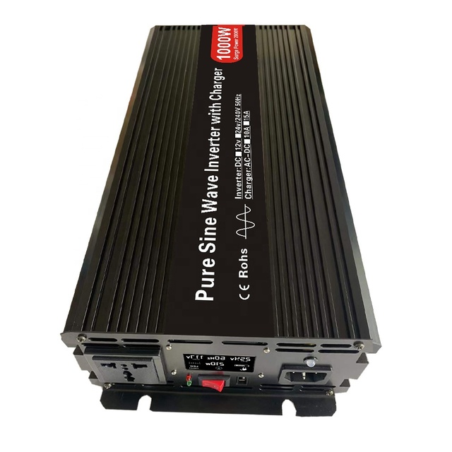 UPS Function 12v 24v 110v 220v 1000W Pure Sine Wave Inverter with Charger