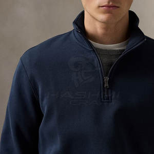 Pull à col zippé pour homme, coutures durables, doublure intérieure douce, vêtements chauds d'hiver, idéal pour la salle de sport, l'entraînement en plein air - Product Image 5