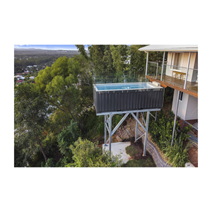 Portable Prefab 40ft Shipping Container Swimming Pool and <b>Bar</b> ready swimming pool - Product Image 1