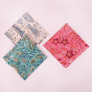 Eco Friendly Neck Wrap For Unisex Bohemian Cotton Bandana Multi Color <b>Square</b> <b>Scarf</b> Purse Accessory Wristband - Product Image 2