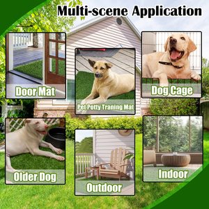 Tapis en herbe synthétique épais et doux TH-PAG-603 pour chiens, conçu pour un confort naturel, pour l'apprentissage de la propreté en intérieur ou les coins de balcon douillets - Product Image 6